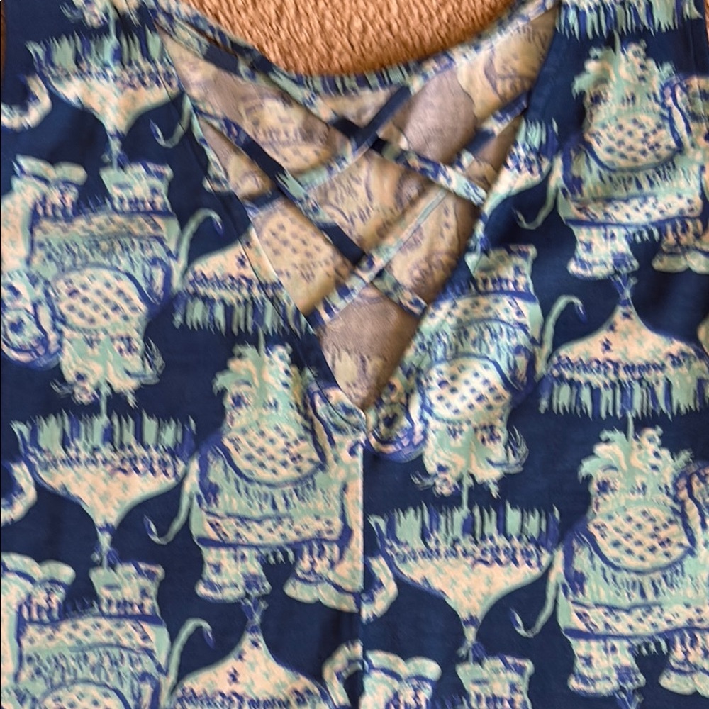 Lilly Pulitzer Blue Elephant Print Dress - Picture 3 of 6